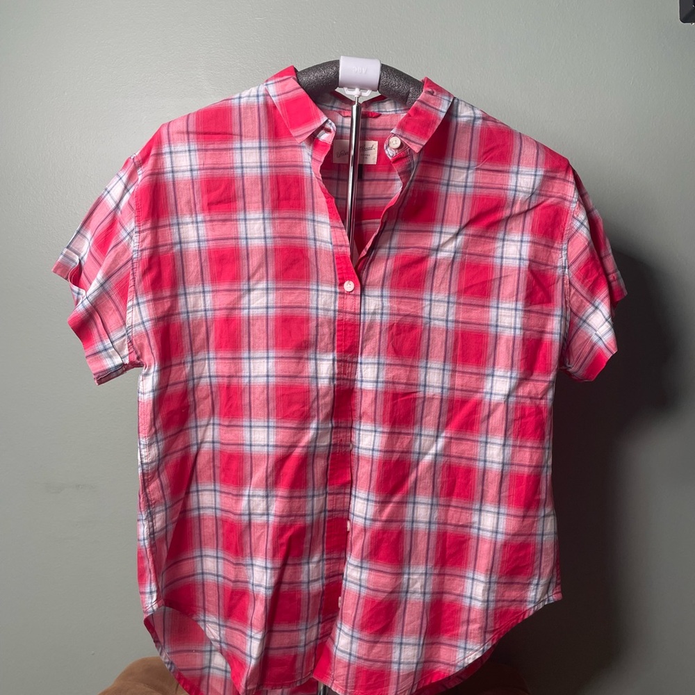 Universal Thread Red and Blue Plaid Shirt